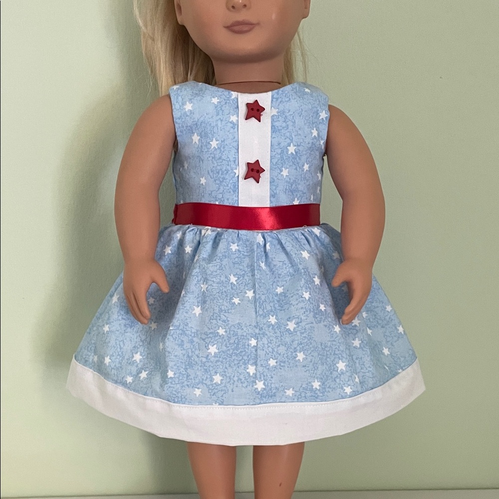 Starry Blue Doll Dress